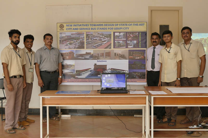 ವಿದ್ಯಾರ್ಥಿಗಳಿಂದ ಸುಸಜ್ಜಿತ ಉಡುಪಿ ಬಸ್ ನಿಲ್ದಾಣಗಳ ವಿನ್ಯಾಸ